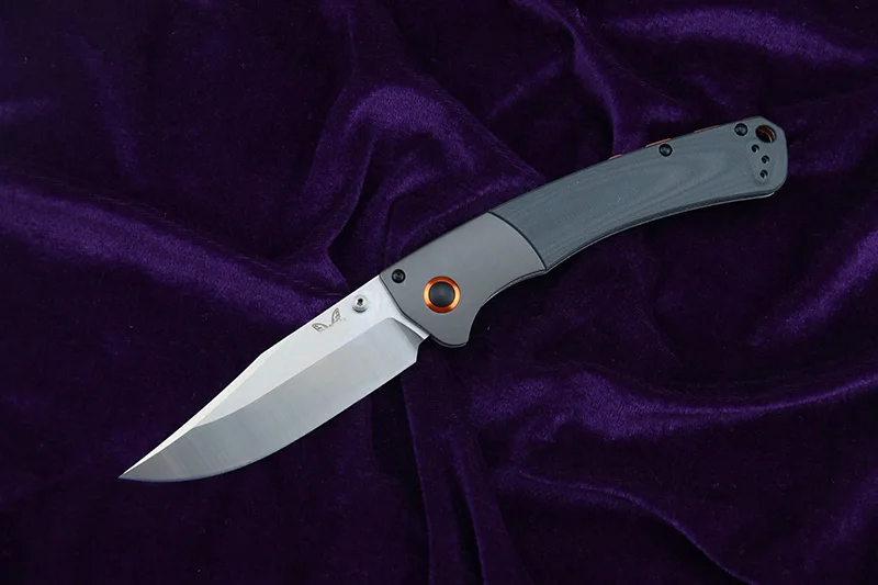 LEMIFSHE 15080 Dymondwood/G10 стальная ручка D2 лезвие складной нож для выживания EDC Инструмент Кемпинг Охота Открытый Карманный кухня - Цвет: G10