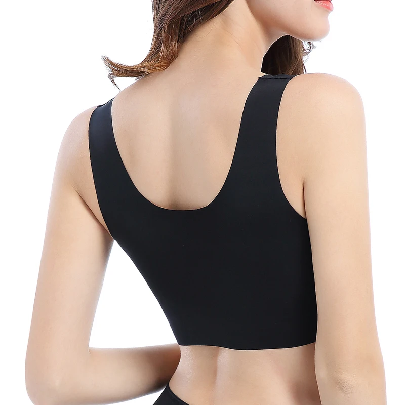 Women's Sheer Lace Full Figure wire free Minimizer Bra T-Shirt Bra 32-44 B C D