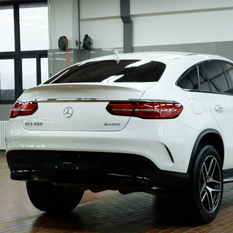 For Mercedes Benz Gle Coupe Gle3 Gle300 Gle400 Gle500 15 16 17 Abs Plastic Unpainted Rear Trunk Wing Spoiler Spoilers Wings Aliexpress