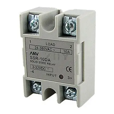 

10A 24-380V AC SSR-10DA Temperature Control Solid State Relay