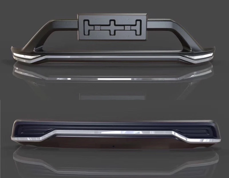 Тюнинг-пакет для Toyota Rav4 передний и задний бампер для обеспечения безопасности для Новые rav4 с Дневной светильник в скальной
