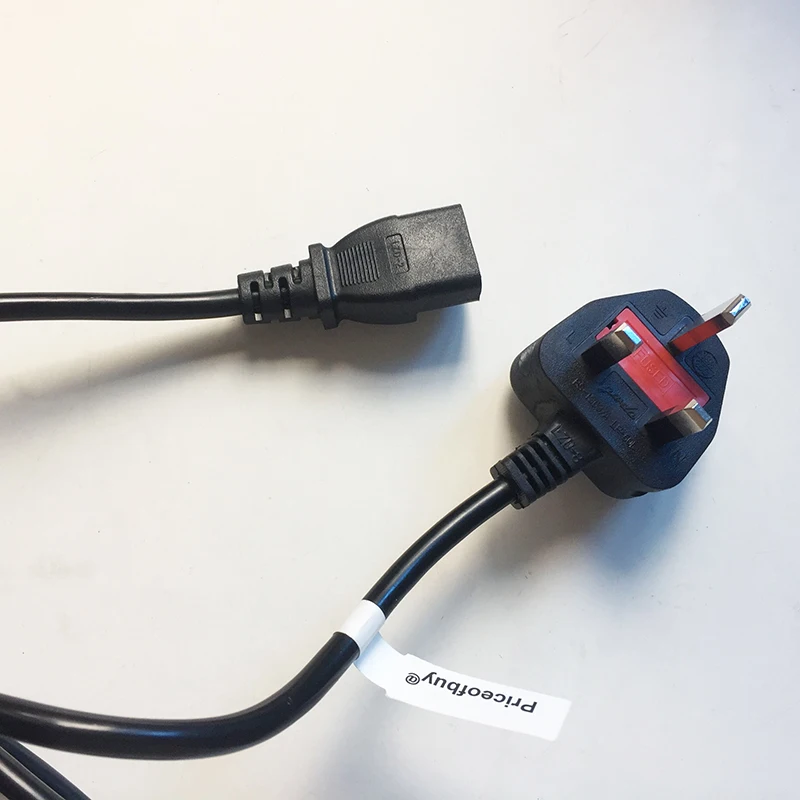 Великобритания HongKong Plug Кабель питания 3 Pin для hp DELL переключатели роутеры ноутбук