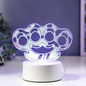 

Lamp "Brass knuckles" LED RGB from the network 20x14.5 cm 5074800