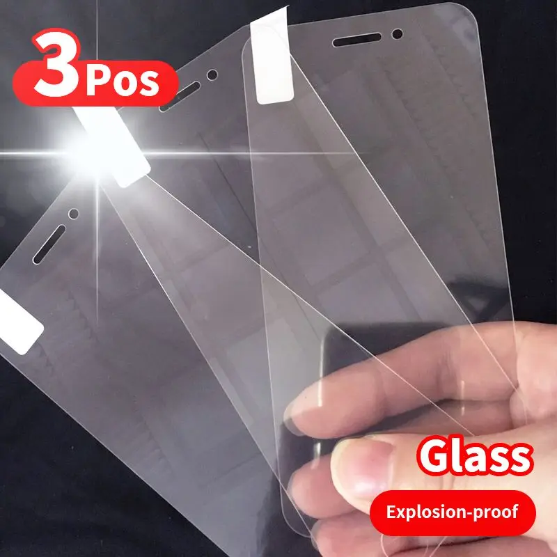 3 protectores de pantalla completa для iPhone 6 7 8 6S Plus X XS Max XR 11 12 Pro мин SE 2020 стекло | Мобильные
