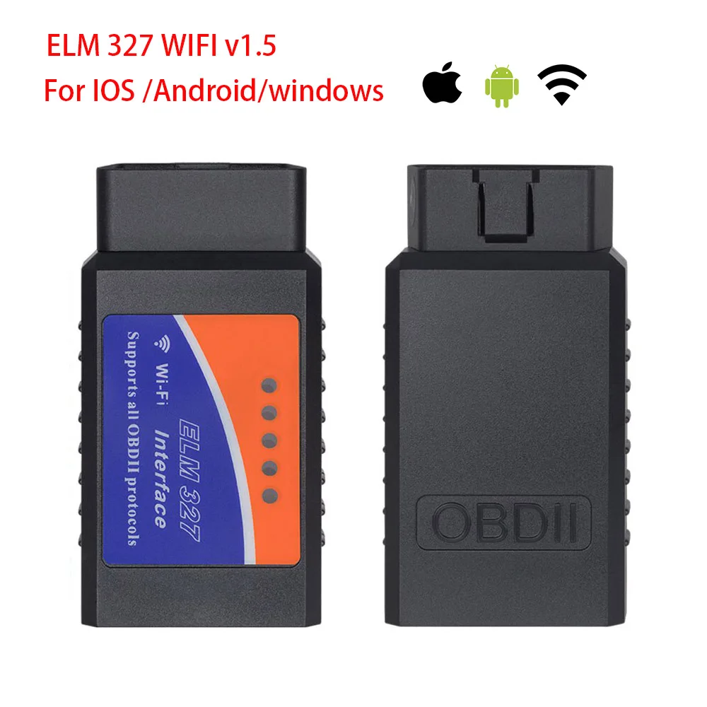 ELM327 V1.5 Bluetooth/Wifi OBD2 V1.5 Мини Elm 327 Bluetooth PIC18F25K80 чип автоматический диагностический инструмент OBDII для Android/IOS/Windows - Цвет: WIFI v1.5