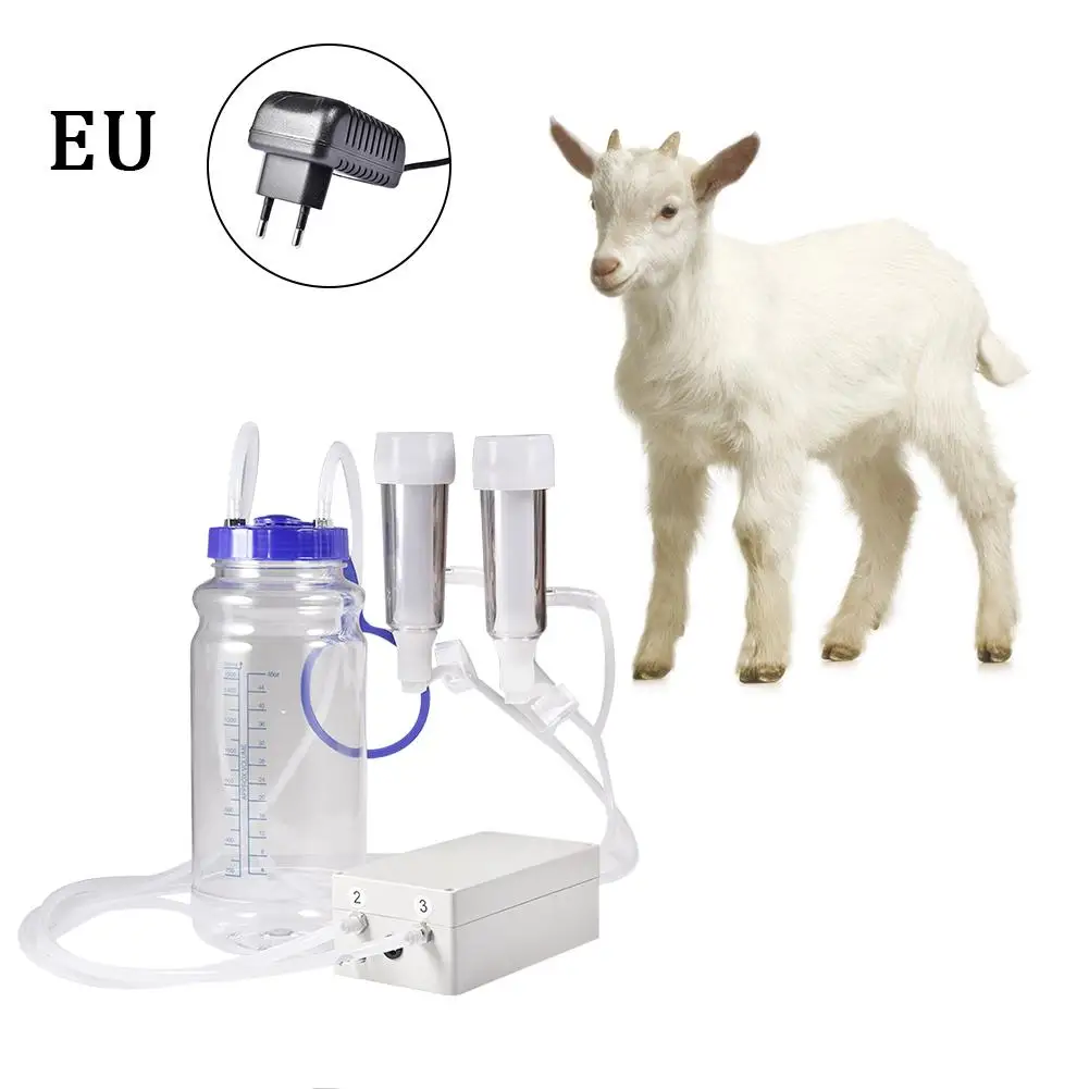 

Cow Goat Electric Milking Machine Upgraded Stainless Steel Household Breast Vacuum Pump Suction Milker Electric Breast Pump