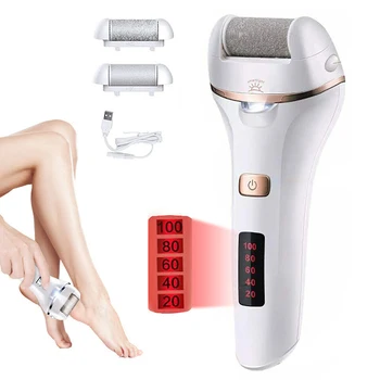

Electric Foot File Foot Care Tool Dead Skin Callus Remover USB Charging Feet Pedicure Machine With 2 Grinding Head