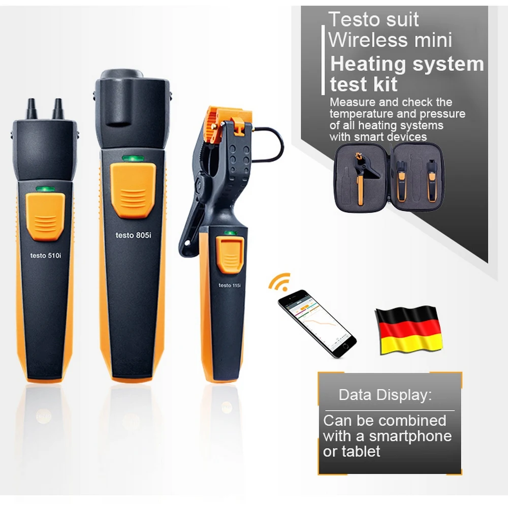 

Wireless Mini IR6 Probe NTC Temperature Sensing Heating System Test Kit Smart Shoot Pressure Leak Temperature Sensing Tester
