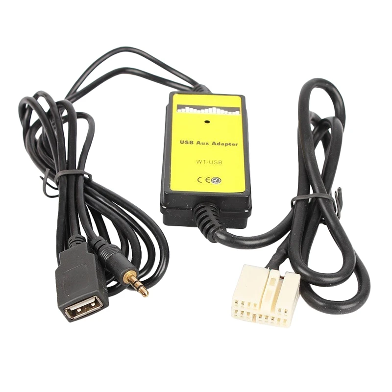 5 + 7Pin USB AUX Mp3 плеер адаптер автомобильный стерео CD для Toyota Camry Corolla Lexus RAV4 Yaris|Кабели