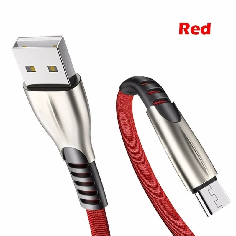 Кабель usb type C для быстрой зарядки usb c для samsung S9 S8 Note 9 huawei P20 type-c шнур данных зарядное устройство для телефона Xiaomi pocophone F1 - Цвет: red
