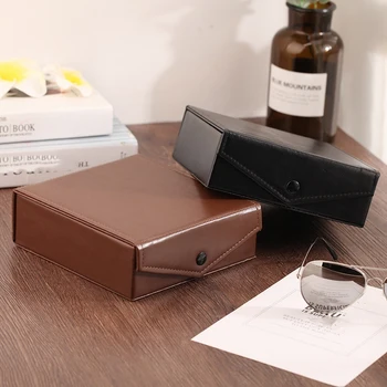 

Glasses Case 3 Slot Grids Eyeglass Sunglasses Glasses Storage Display Grid Stand Case Box Holder Glasses Organizer
