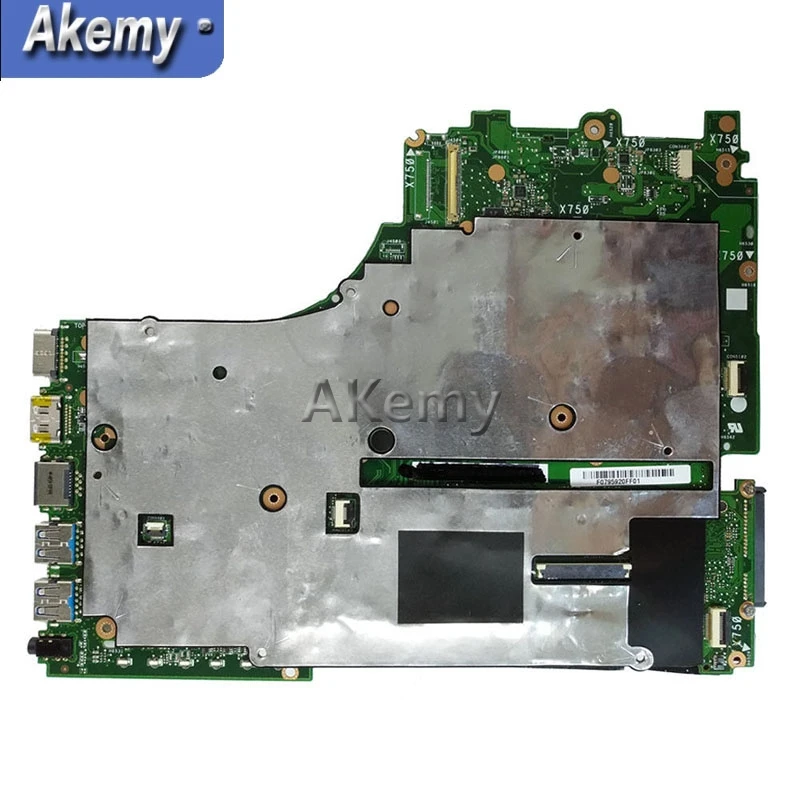 Akemy X750JN GT840M/2GB I5-4200U Motherboard For Asus X750J k750J A750J X750JN Notebook notebook motherboard mainboard