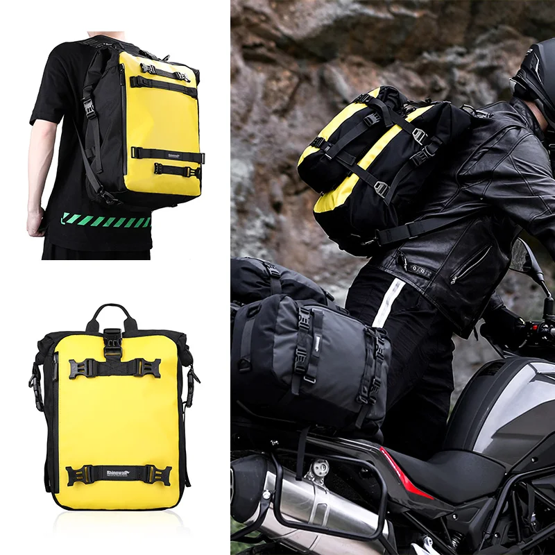 Motorcycle Motorbike Seat Pack Multifunctional Waterproof Backpack Motocross Saddle Bag Bumper Modification Bale