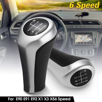 

Car 6 Speed Gear Shift Knob Shifter Knob Black and Chrome Matte for BMW E30 E32 E36 E46 E39 E34 Z3 E90 E91 E92 X1 X3 X5