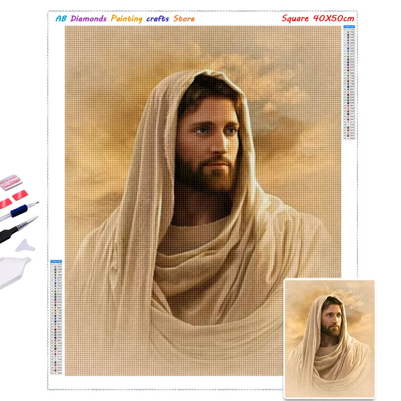 Diy Diamond Painting Jesus Photos Home Decor 5D Full Square/Round Diamont Embroidery Religion Cross Stitch Mosaic Handmade Gifts 