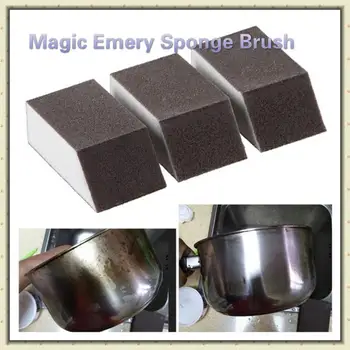 

Magic Emery Sponge Brush Eraser Cleaner Kitchen Rust Cleaning Tool Removal Pot Decontamination Household Cleaning Scouring Pads