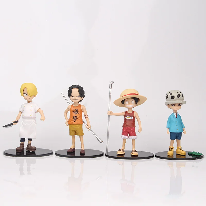 8ピース ロット15センチメートルアニメワンピースルフィエース言うshanjiサウロントラファルガー ローのpvcかわいいフィギュアモデルおもちゃ Null Aliexpress