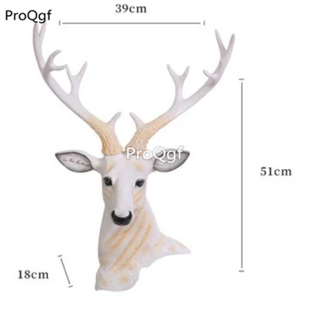 

ProQgf 1Pcs A Set deer lovely special head Statue chuantangfeng