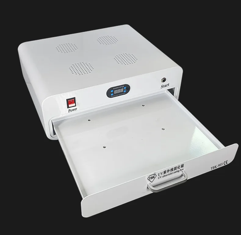 

UV curing box curved surface flexible screen wrinkle-free optical adhesive shadowless LED UV curing box TBK 905