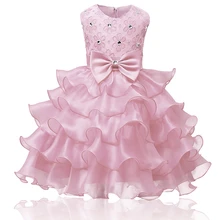 Летнее платье с цветочным узором для девочек; элегантные вечерние платья-пачки принцессы; Детские платья для девочек; vestidos; Новинка года