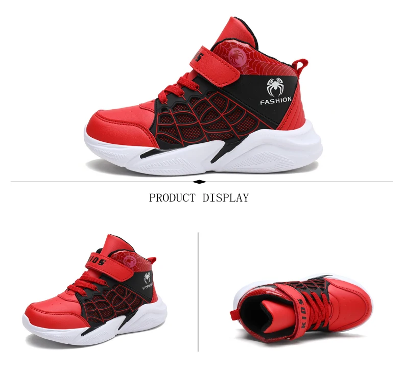 PINSEN 2019 Winter Kids Sneakers Boys Basketball Shoes Running Casual Children Shoes Boy Sport Spiderman Shoes chaussure enfant (8)