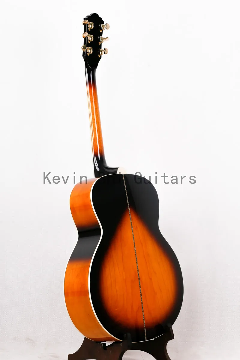 KSG 43 дюйма Джамбо клен корпус Акустическая гитара sunburst отделка 4" акустическая электрогитара Акустическая гитара