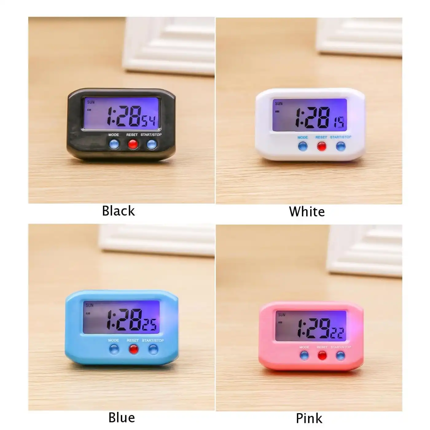デジタルセンサー自動ソフトライトスヌーズデスクアラーム時計日付ビートギフトシックな Alarm Clocks Aliexpress