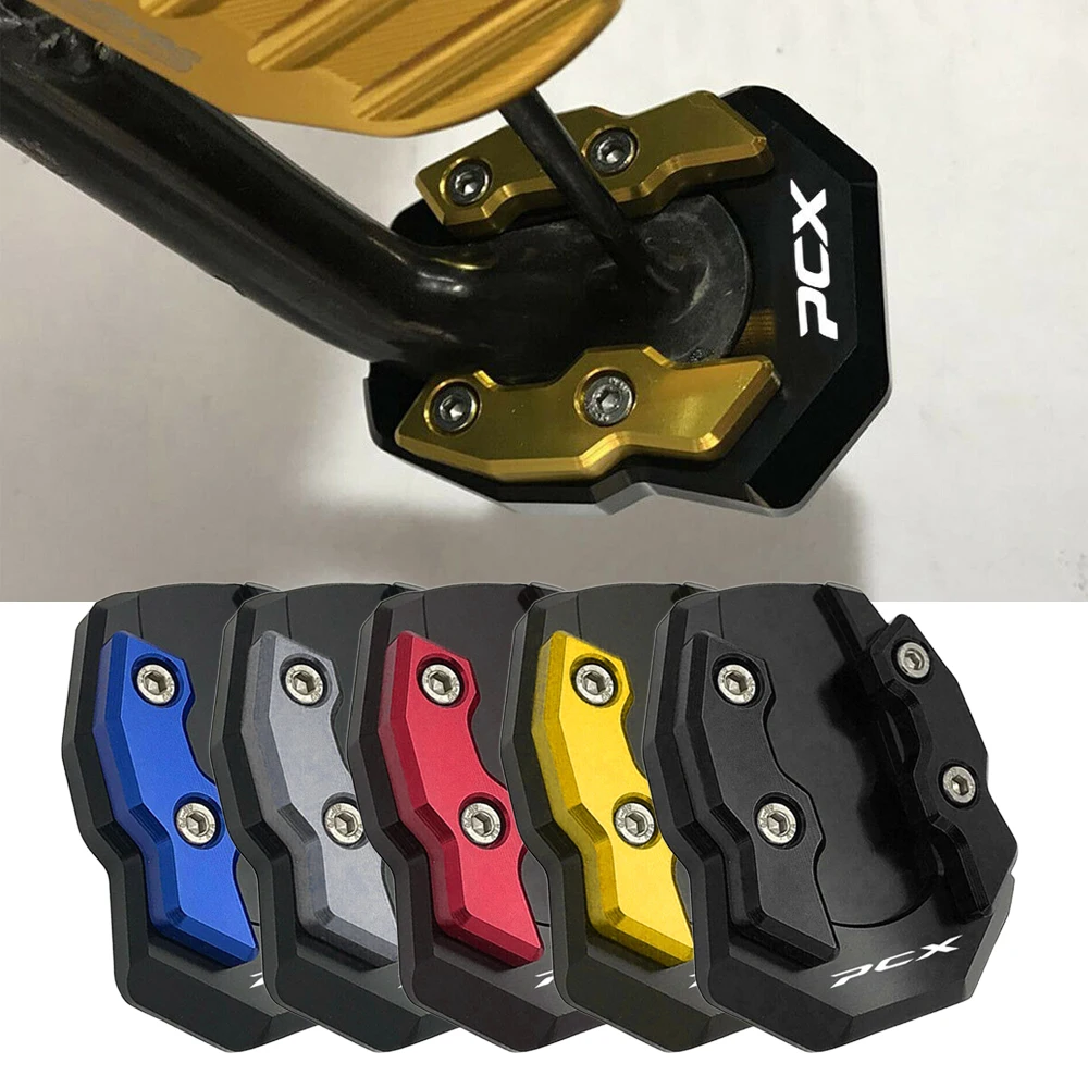 Motorcycle Side Stand Pad Plate Kickstand Enlarger Support Extension