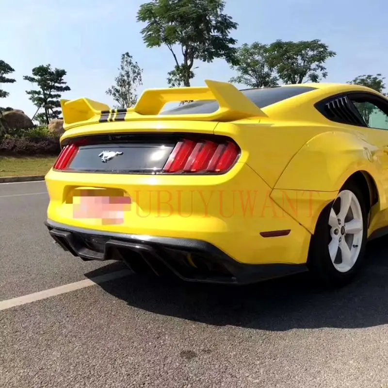 Для Ford Mustang Высокое качество ABS Материал грунтовка цвет украшение в виде хвостового крыла задний спойлер багажника GTTS