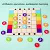Character Graphics Pairing Storytelling Wooden Board Game Alphanumeric Color Cognition Storytelling Early Education Children Toy 3