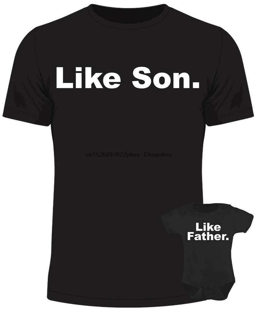 Like father like son baby dad matching set grow t shirt |