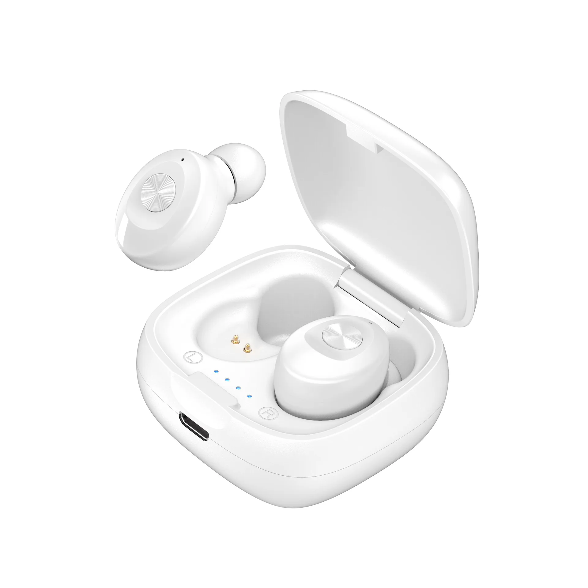 Bluetooth наушники TWS 5,0 беспроводные наушники HIFI Звук наушники Handsfree игровая мини гарнитура стерео спортивные наушники для телефона - Цвет: UNI-DD-1122-White
