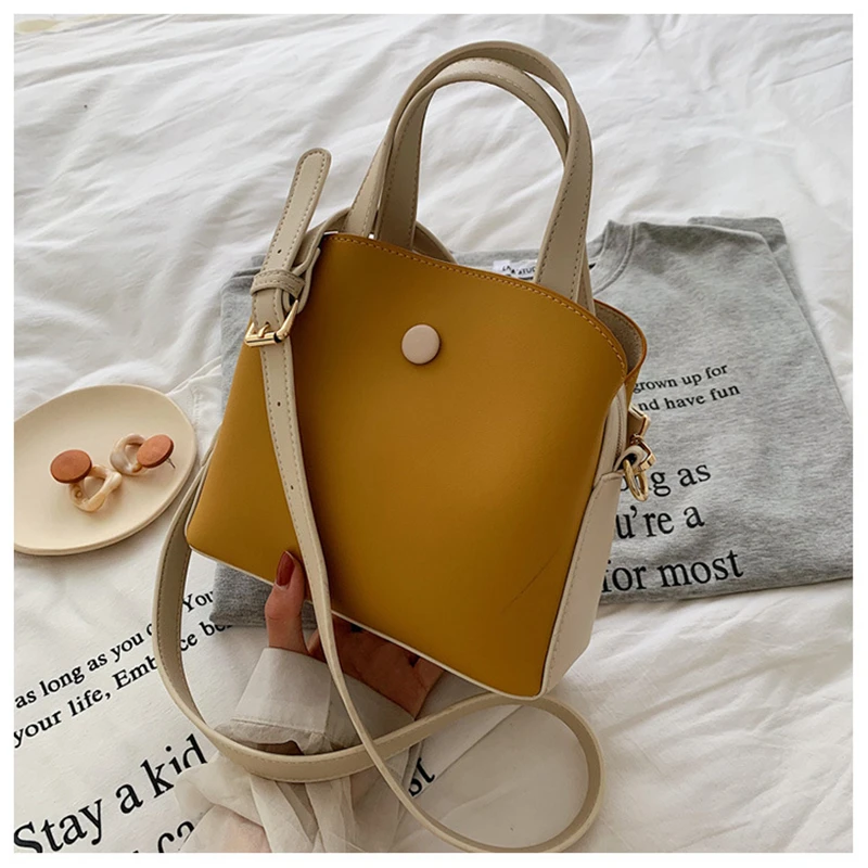 

Ladies Tote 2020 Famous Brand Fashion High Quality Large Capacity Bucket Bag Genuine Women Bag Luxury Shoulder Messenger Bag