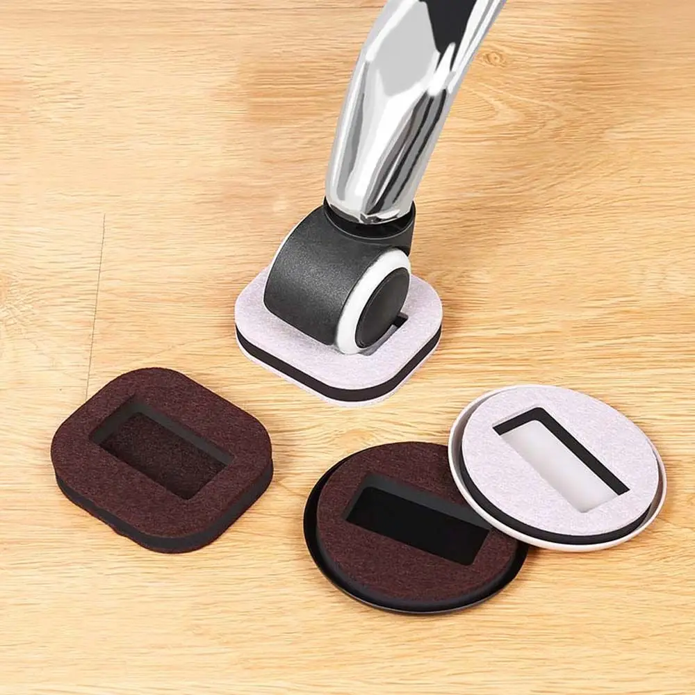5pcs Felt Pad Self-Adhesive For hardwood Floor Furniture Caster Cup Chair Fitting Protector Wheels Stopper | Мебель