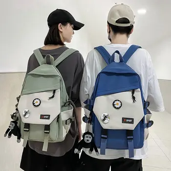 

Female Preppy Style Backpack Women Casual Schoolbag for Teenage Girls Waterproof Nylon Backpacks Ladies Luxury Student Book Bags
