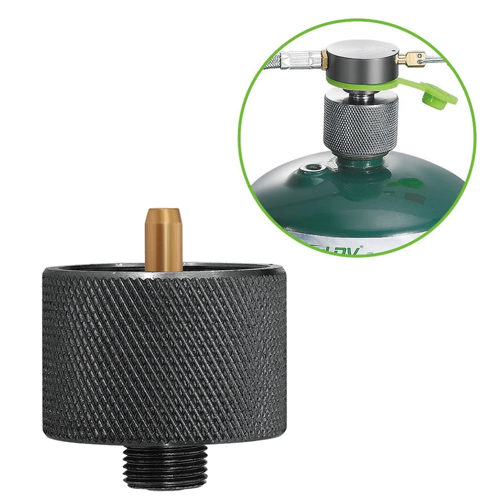 

Camping Gas Stove Adapter Outdoor Propane Gas Tank Adapter Conversion Head Gas Burner Adapter Picnic Camping Equipment