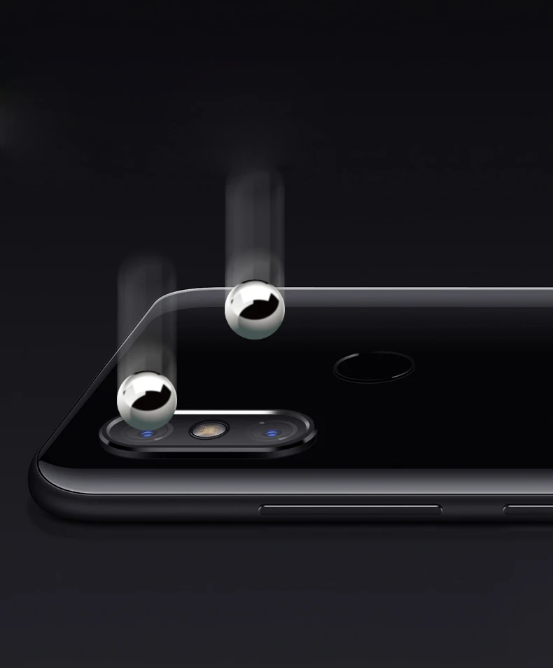 Защитная пленка для экрана камеры Xiaomi Mi 8 Mi8 стеклянная + металлическое кольцо