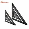 Angle Ruler 7/12 inch Metric Aluminum Alloy Triangular Measuring Ruler Woodwork Speed Square Triangle Angle Protractor Measuring ► Photo 2/6