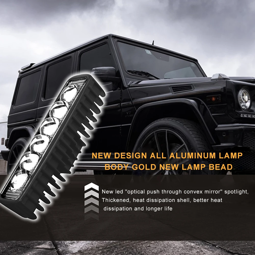 Автомобильные аксессуары светодиодный Светильник 3000 K/6000 K 2790lm 18W точечная Светодиодная рабочая лампа прожектор комбинированный внедорожный светильник
