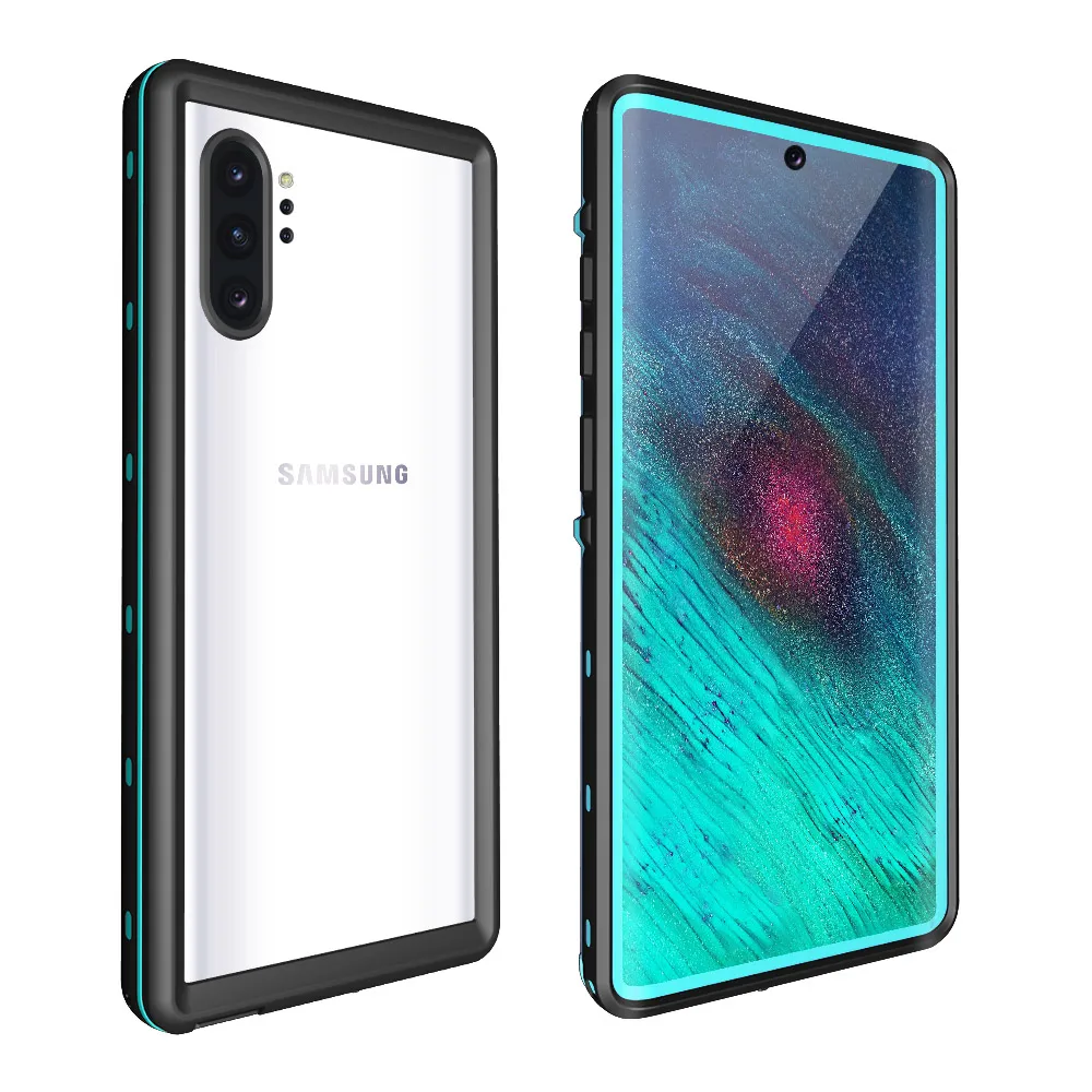 SHELLBOX водонепроницаемый чехол для samsung Galaxy Note10 Plus S10 противоударный чехол Прозрачный чехол для samsung Note 10 Pro Футляр для телефона