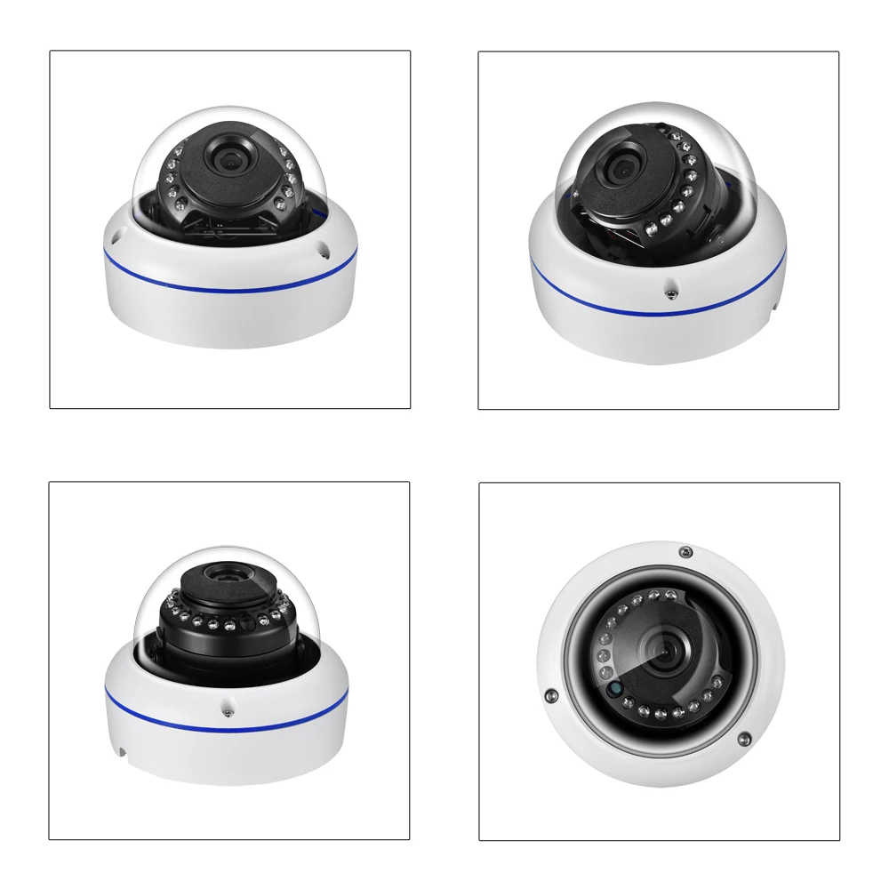 AZISHN 8CH 4MP POE NVR система видеонаблюдения 2.0MP H.265 аудио запись ночное видение Открытый IP камера безопасности комплект наблюдения