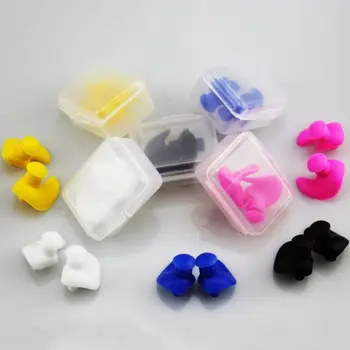 

Spiral Swimming Earplugs Waterproof Silicone Nose Clip Ear Plugs Swimming Swim Earplugs For Adult Swimming Showering New Arrival