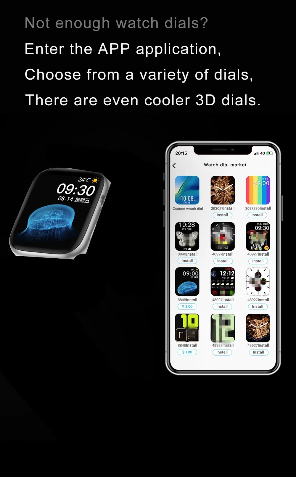 Original IWO FK88 Pro FK99 Smart Watch Men FK78 44MM 1.75 Inch Bluetooth Call Heart Rate Monitor FK88 Smartwatch HW22 Fitness