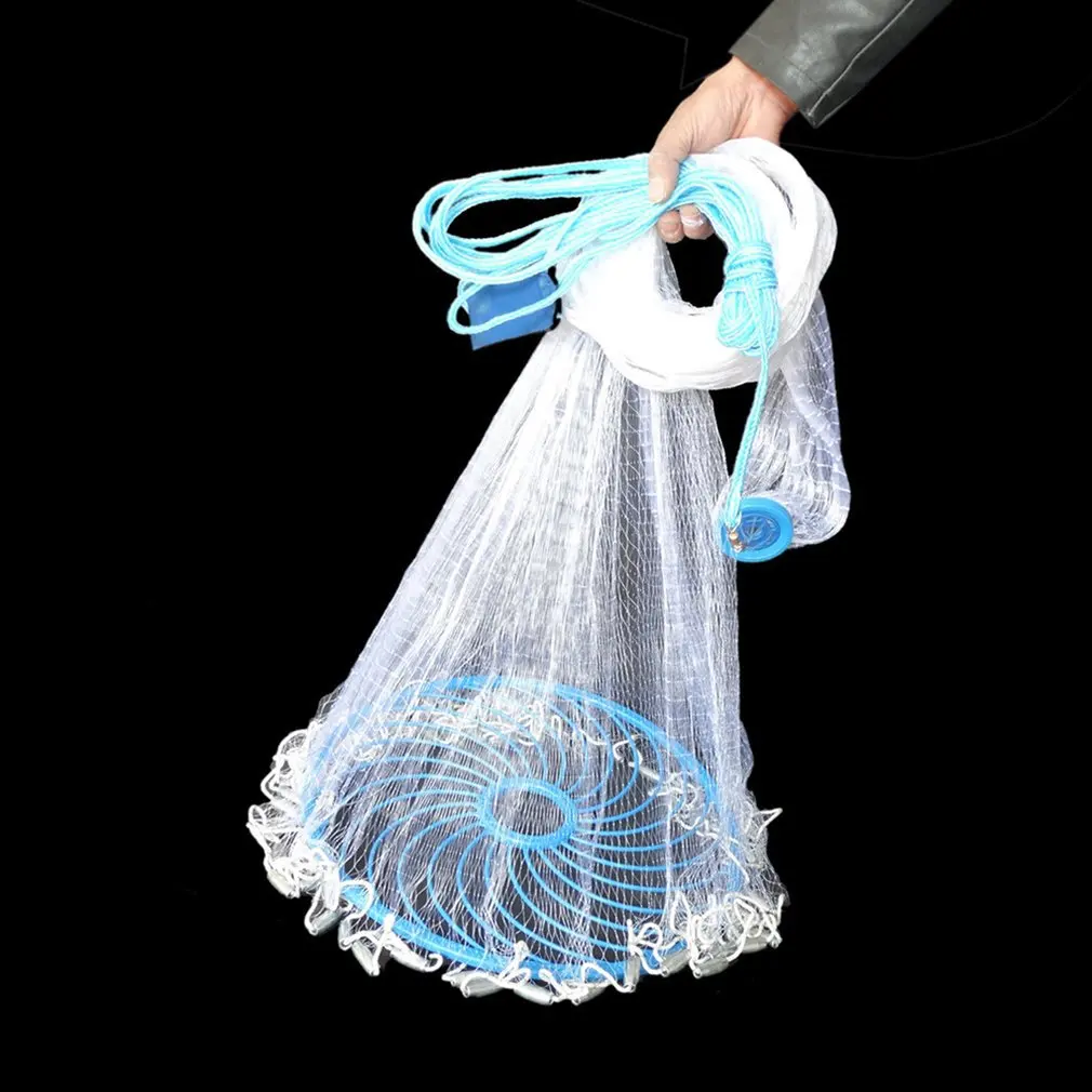 

Fishing Automatic Easy To Throw Net Fool Fishing Net Monofilament Tire Line Fishing Net Magic Fishing Net