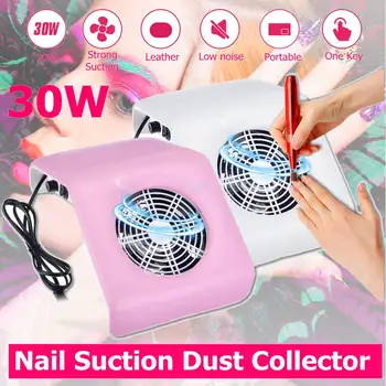 

Nail Art Manicure Nail Dust Collector 30W Powerful Vacuum Cleaner Machine for Manicure Dust Collecting Nail Art Equipment