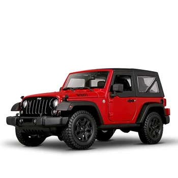 

Maisto 1: 18 Model Alloy Car Model Original Factory Jeep Wrangler Jeep Willis Off-road
