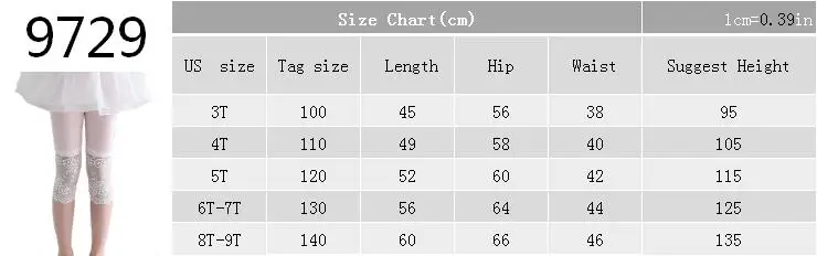 High Quality 2021 New Summer Girls Leggings Pants Lace Cotton Children Clothing Flower Girl Knee Pants