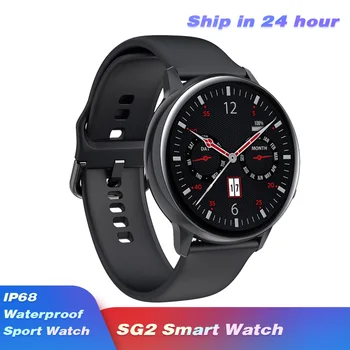 

SG2 Swim Watch Full Touch Amoled 390*390 Screen ECG SmartWatch Men Wireless Charge IP68 Waterproof Heart Rate BT 5.1 Smart watch