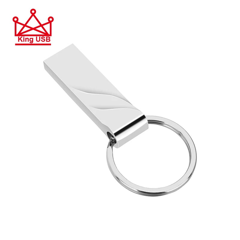 Impermeabile Usb Flash Drive Pen Drive 4Gb 8Gb 16Gb 32Gb 64Gb 128Gb In Metallo Pendrive Memory Stick Drive U Disk Con La Catena Chiave