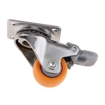 

1inch Heavy Duty Swivel Caster Wheels Lockable Ball Bearing 13kg Total Capacity